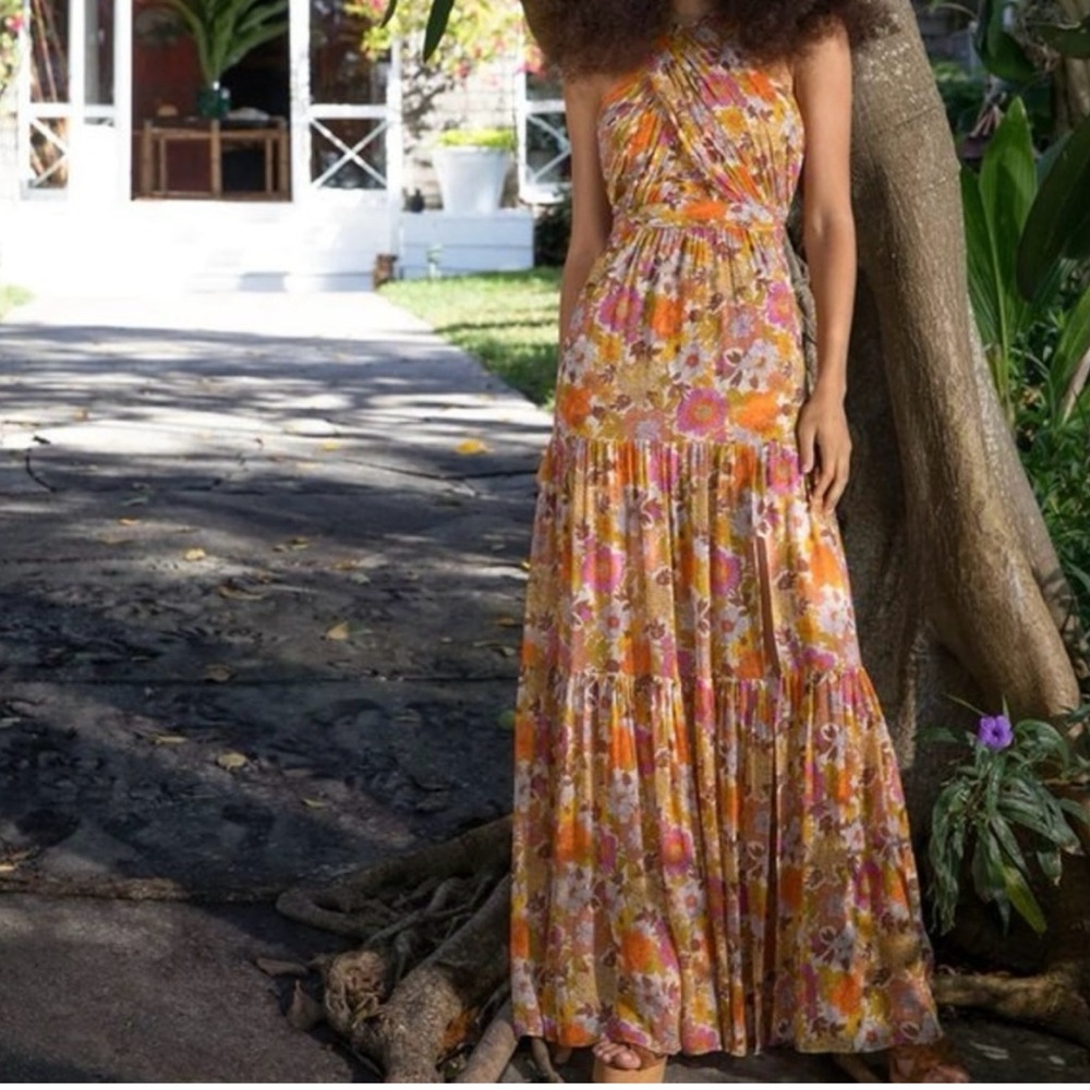 Veronica Beard Florencia Silk Maxi Dress- NWT- size 4